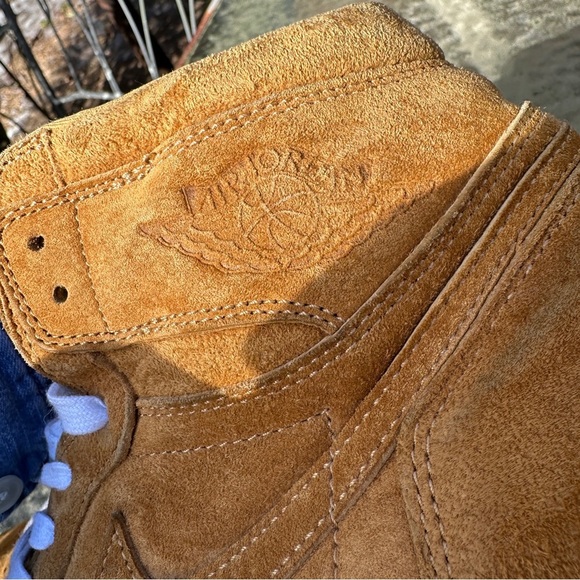 Nike AIR JORDAN I HIGH
WHEAT OG high top Rare size 14 - Picture 12 of 15